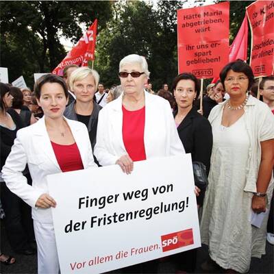 Abtreibungsdemo in Wien