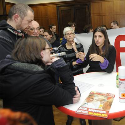 Studenten besetzen SPÖ-Zentrale