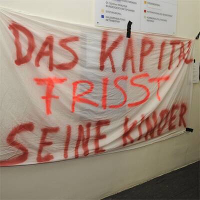 Studenten besetzen SPÖ-Zentrale