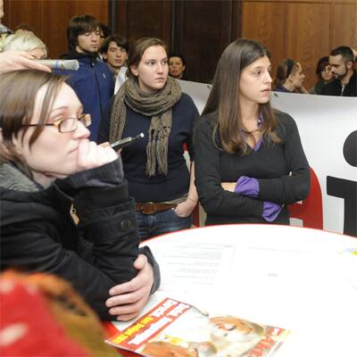 Studenten besetzen SPÖ-Zentrale