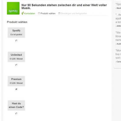 Spotify ohne Facebook