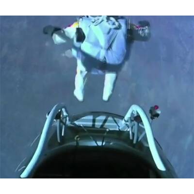 Die Bilder vom Stratos-Jump