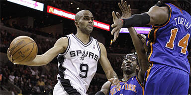 Spurs &uuml;berrollen Knicks