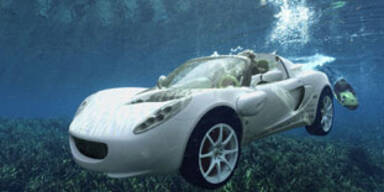 Öko-Sportwagen geht auf Tauchstation