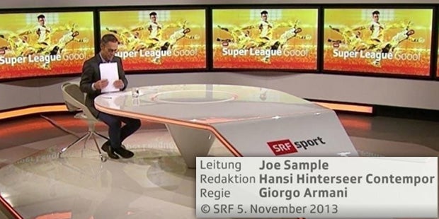 Schweizer TV sorgt mit Hinterseer-Witz für Lacher