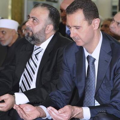 Seltener öffentlicher Auftritt des syrischen Diktators