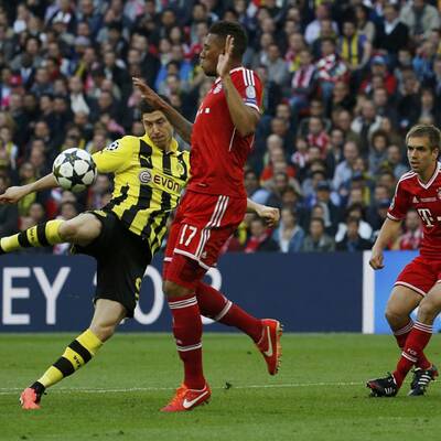  Bayern gegen Dortmund. Das Finale der Champions League in Wembley.