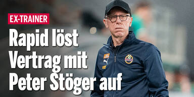 Rapid löst Vertrag mit Peter Stöger auf