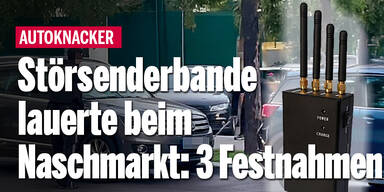 Störsenderbande lauerte beim Naschmarkt: 3 Festnahmen