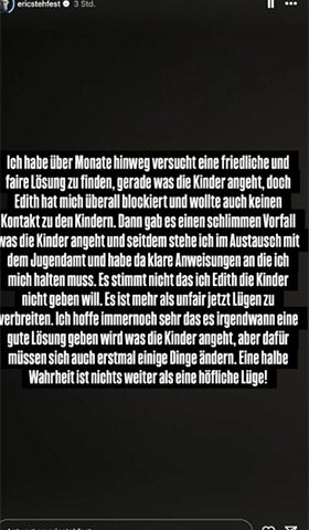 Gewaltvorwürfe & Jugendamt: Stehfest-Trennungsstreit eskaliert