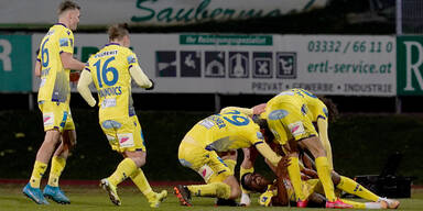 3:3 - St. P&ouml;ltens Last-Minute-Tor raubt Hartberg Top-6-Platz