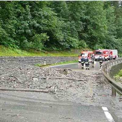 Unwetter über Österreich