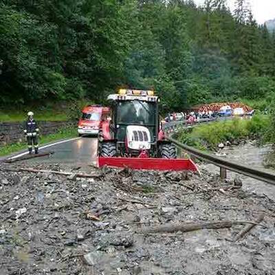 Unwetter über Österreich