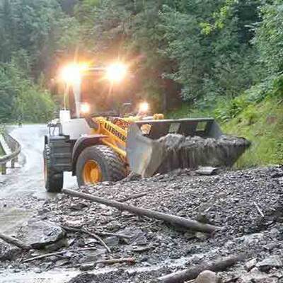 Unwetter über Österreich