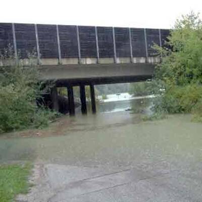 Hochwasser in Ransing bei Mariazell