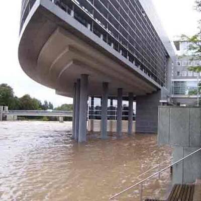 Hochwasser in Ransing bei Mariazell