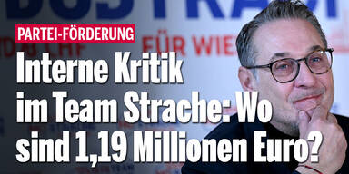 Interne Kritik im Team Strache:
