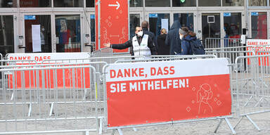 Teststra&szlig;e beim Stadion in Wien bis 16 Uhr gesperrt