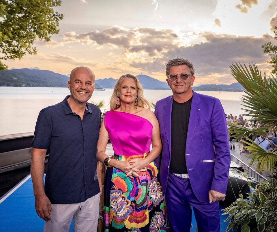 Martin Ramusch, Barbara Schöneberger und Hans Sigl