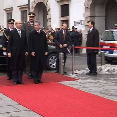 König Carl XVI. Gustaf und Königin Silvia in Wien