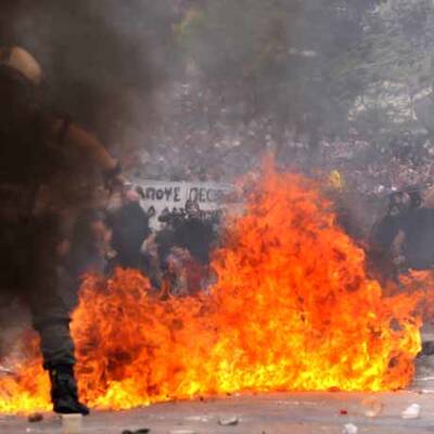 Bereits Kriegszustände in Athen