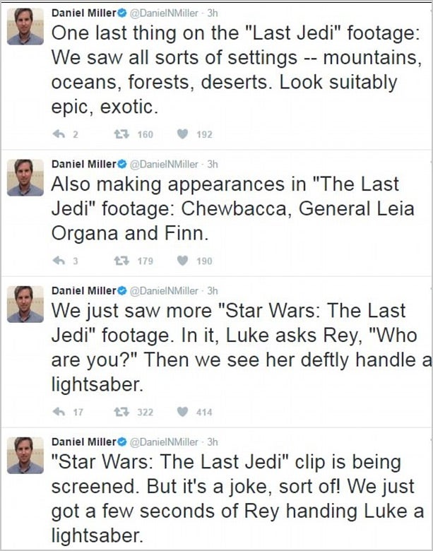 Star Wars VIII: Das sagt Luke Skywalker zu Rey