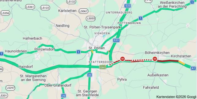 Stau auf der A1