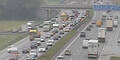 Unfall führte zu Mega-Stau auf der A1