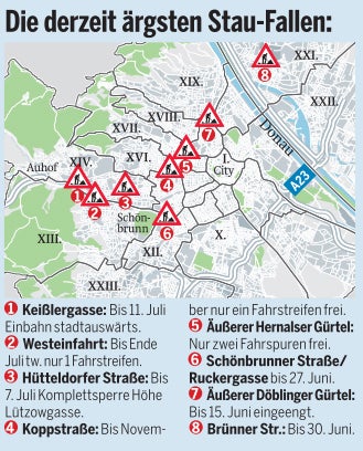 West-Einfahrten werden jetzt dicht gemacht