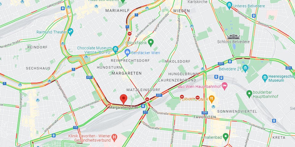 Unfall am Wiener Gürtel: Lenker festgenommen