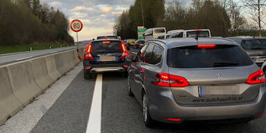 Hier schl&auml;gt der Oster-R&uuml;ckreise-Verkehr voll zu