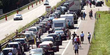 24 km Stau am Tauerntunnel