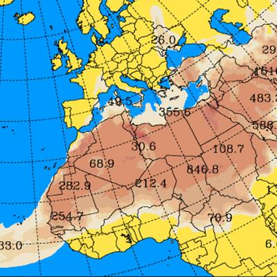 Saharastaub kommt nach Österreich