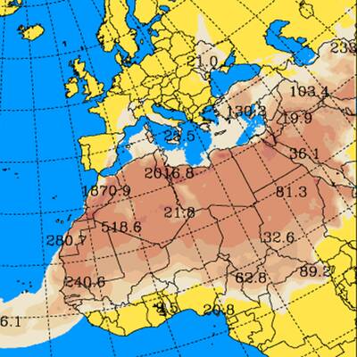 Saharastaub kommt nach Österreich