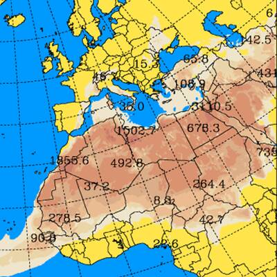Saharastaub kommt nach Österreich