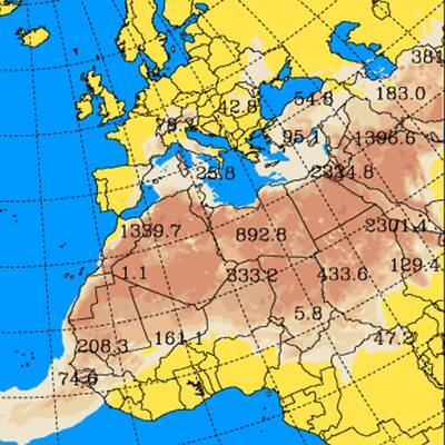Saharastaub kommt nach Österreich