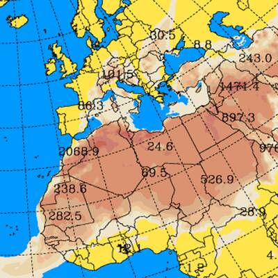 Saharastaub kommt nach Österreich