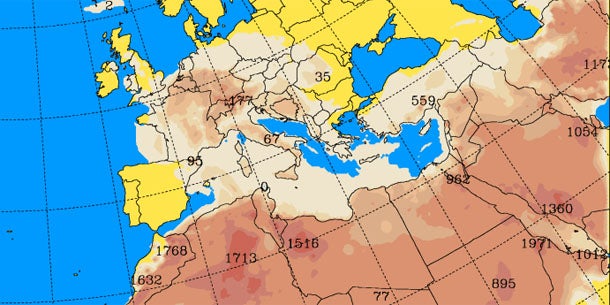 Sahara-Sturm über Österreich