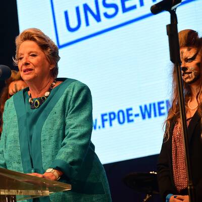 Strache am Stephansplatz