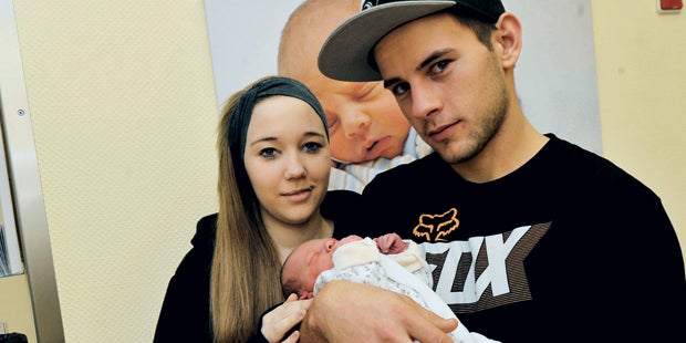 Duell um das Neujahrs-Baby