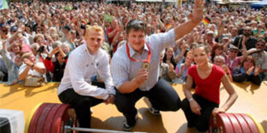 Olympia-Held Steiner in Chemnitz empfangen