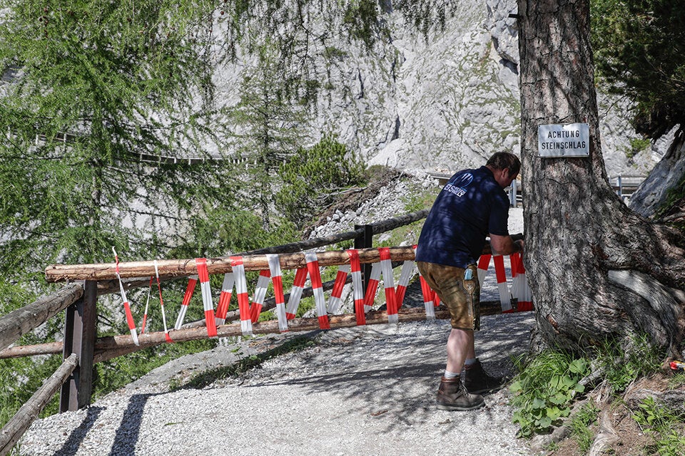 Steinschlag bei Eisriesenwelt: 14-jähriger Bub tot
