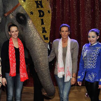 Stephanie von Monca: Zirkus-Besuch mit Tochter