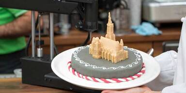 Essbarer Stephansdom aus dem 3D-Drucker