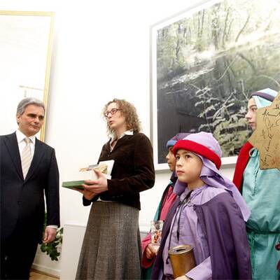 Sternsinger besuchten Faymann