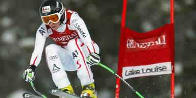 Sterz überrascht im Lake-Louise-Training