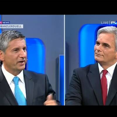  Das erste TV-Duell in Bildern