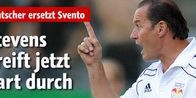 Stevens greift jetzt hart durch