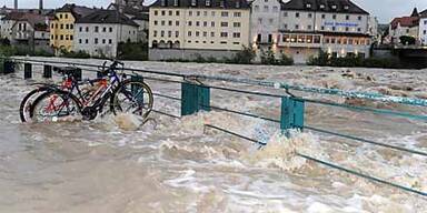 Hochwasser-Alarm in Österreich