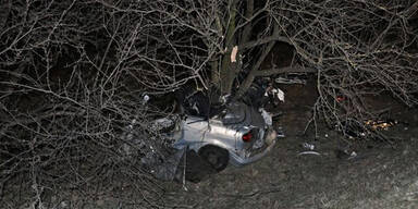 2 Tote bei Baum-Crash